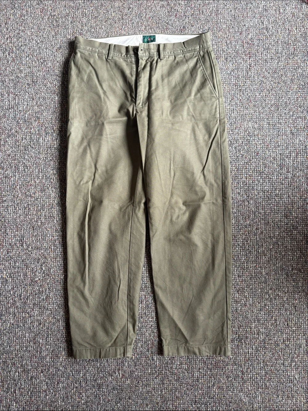 J. Crew Men’s Classic Chino Olive Green / Dill 32x30 BE611